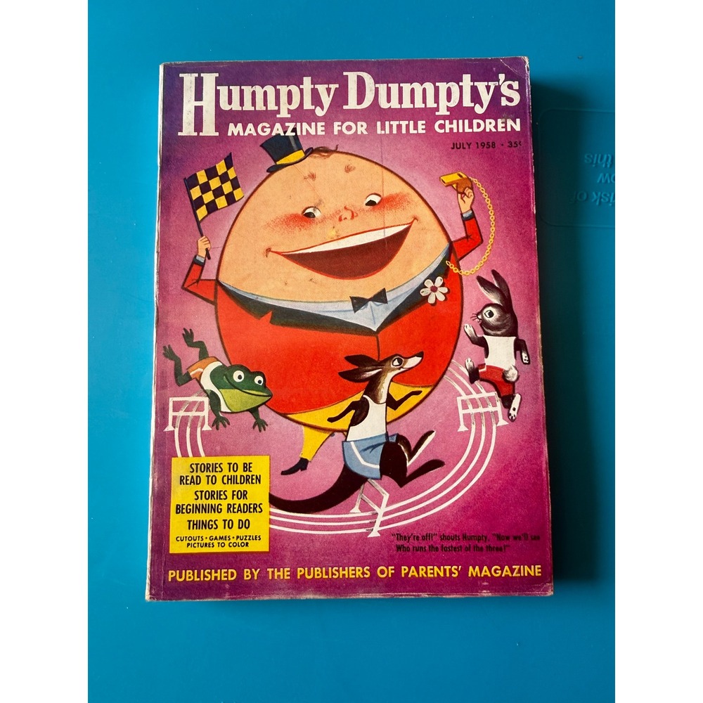 Vintage July 1958‎ Humpty Dumpty's Magazine for Little Children AS-IS
